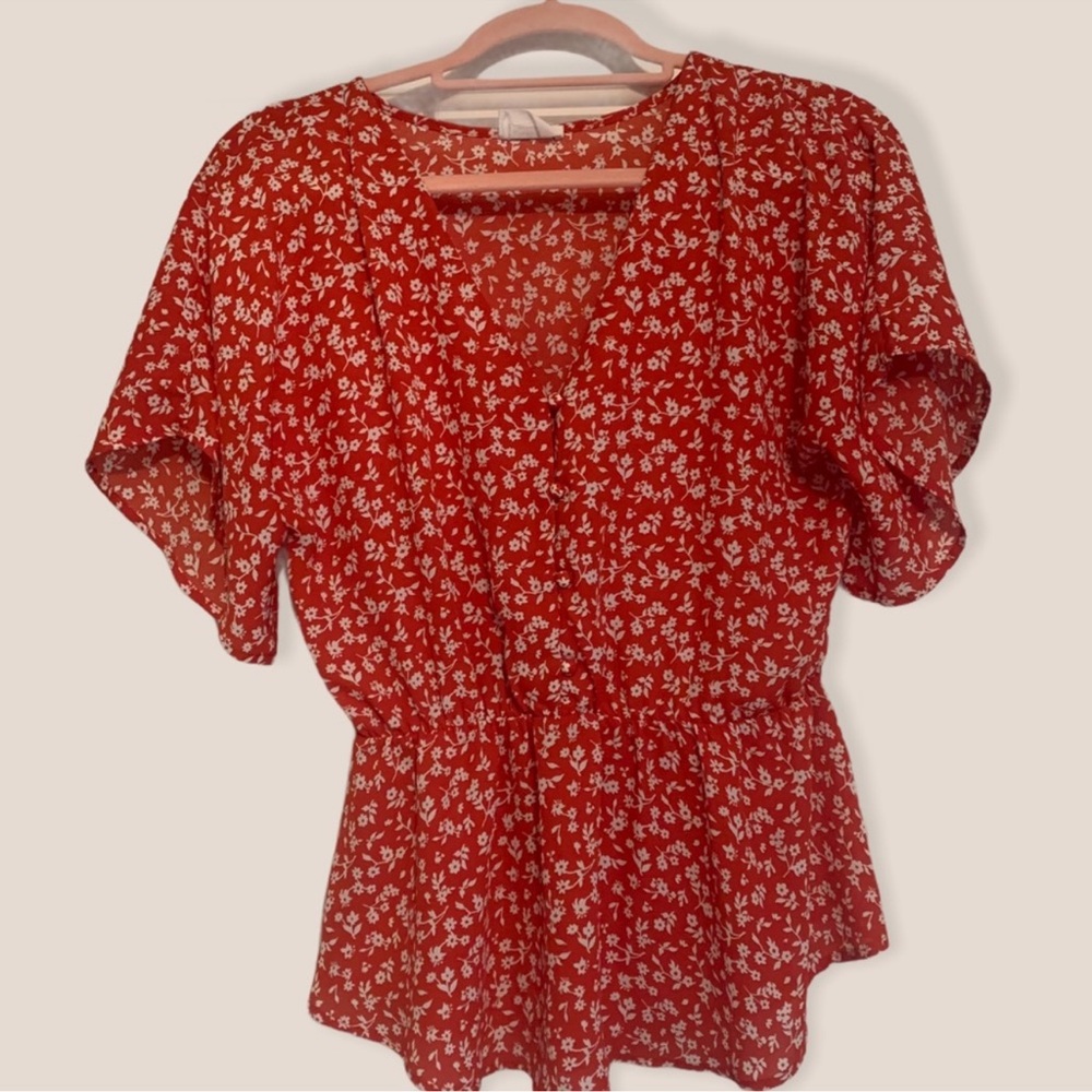 Sienna Sky Red Blouse